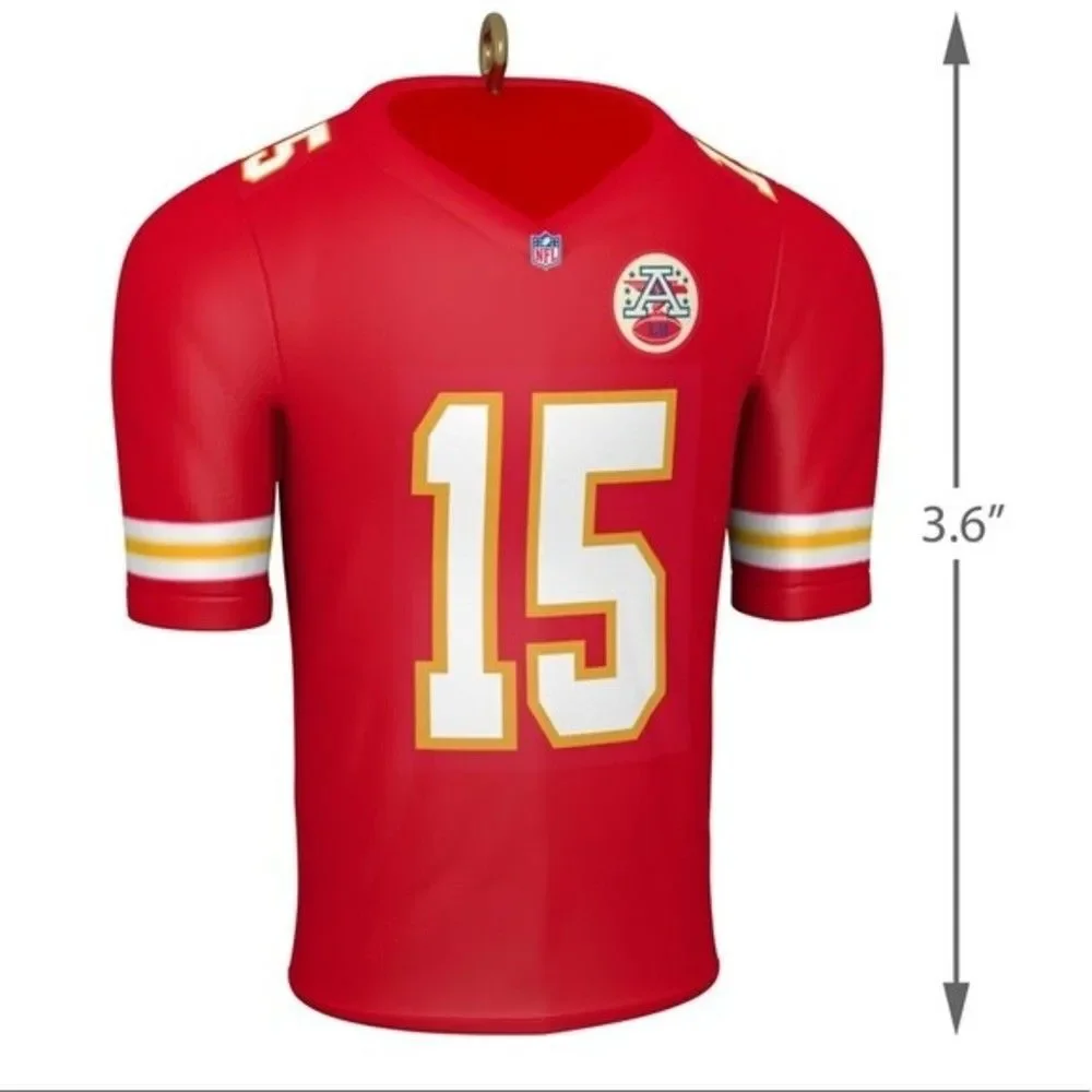 Hallmark Patrick Mahomes II KC KANSAS CITY CHIEFS Jersey Ornament